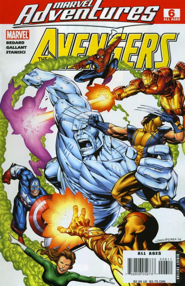 Cover of Marvel Adventures The Avengers #6