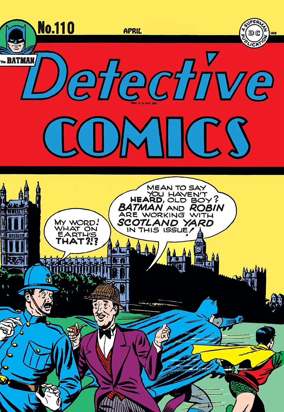 Cover of Detective Comics #110