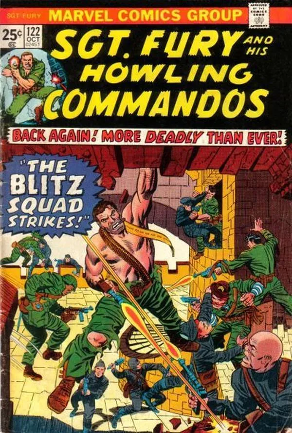 Cover of Sgt. Fury and His Howling Commandos #122