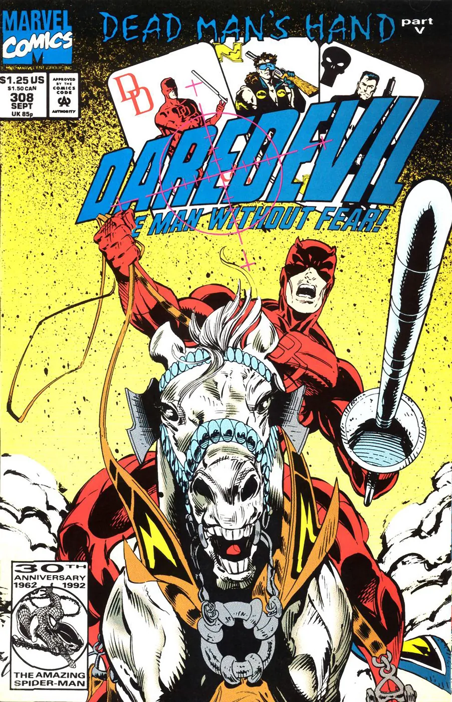 Cover of Daredevil #308