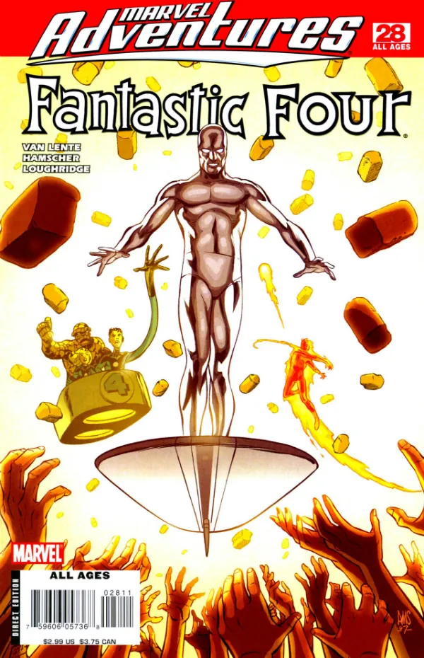 Cover of Marvel Adventures Fantastic Four #28