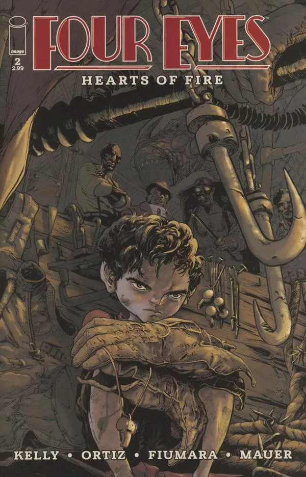 Cover of Four Eyes: Hearts of Fire #2
