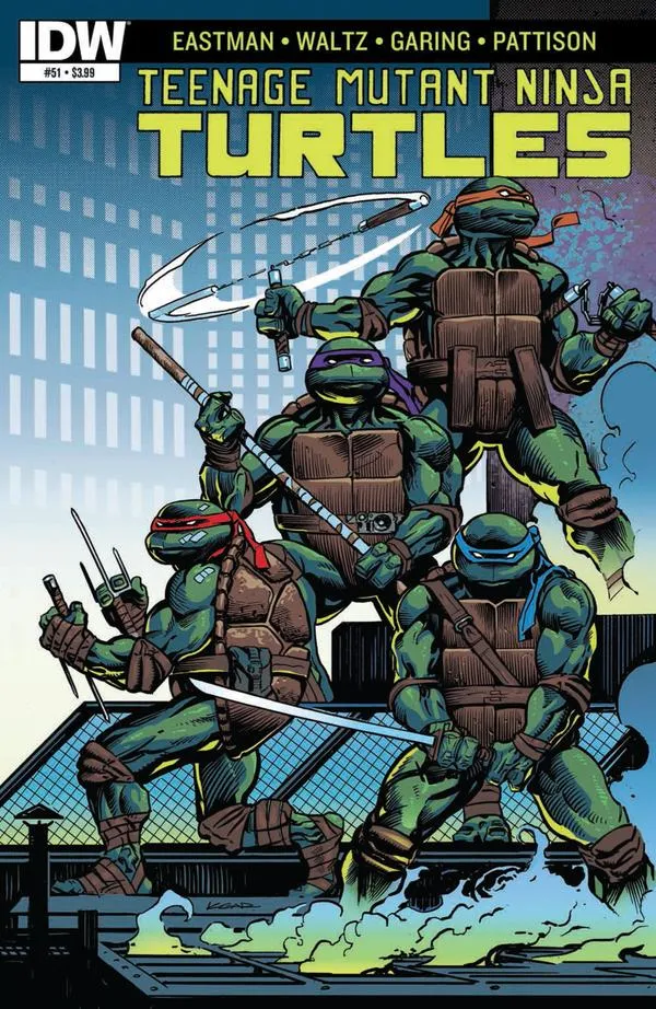 Cover of Teenage Mutant Ninja Turtles #51