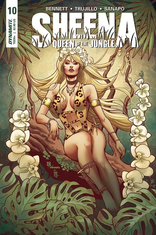 Cover of Sheena Queen of the Jungle #10