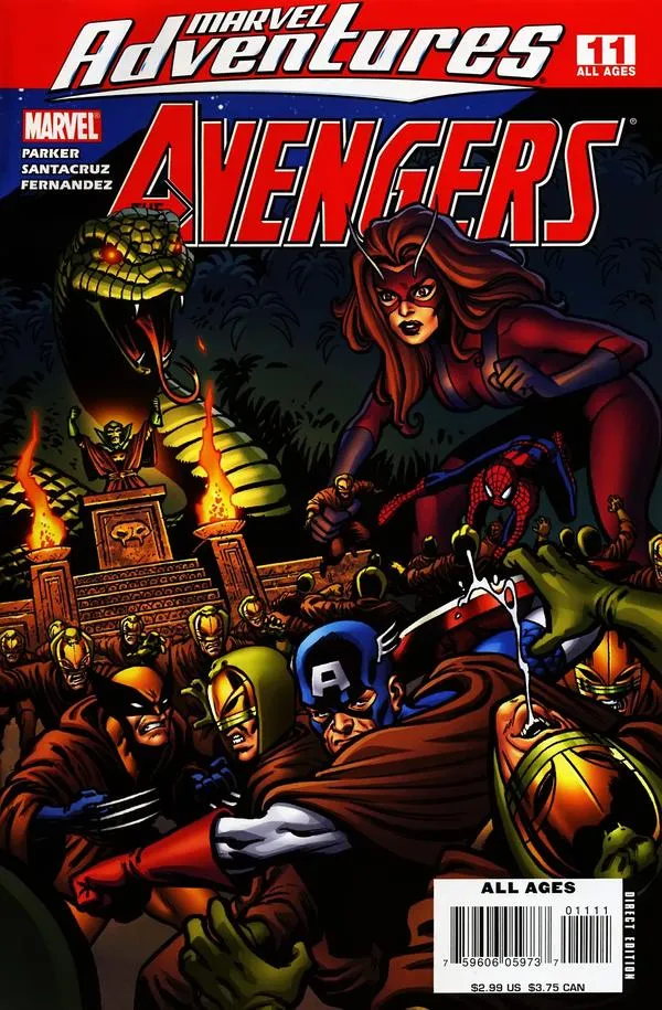 Cover of Marvel Adventures The Avengers #11