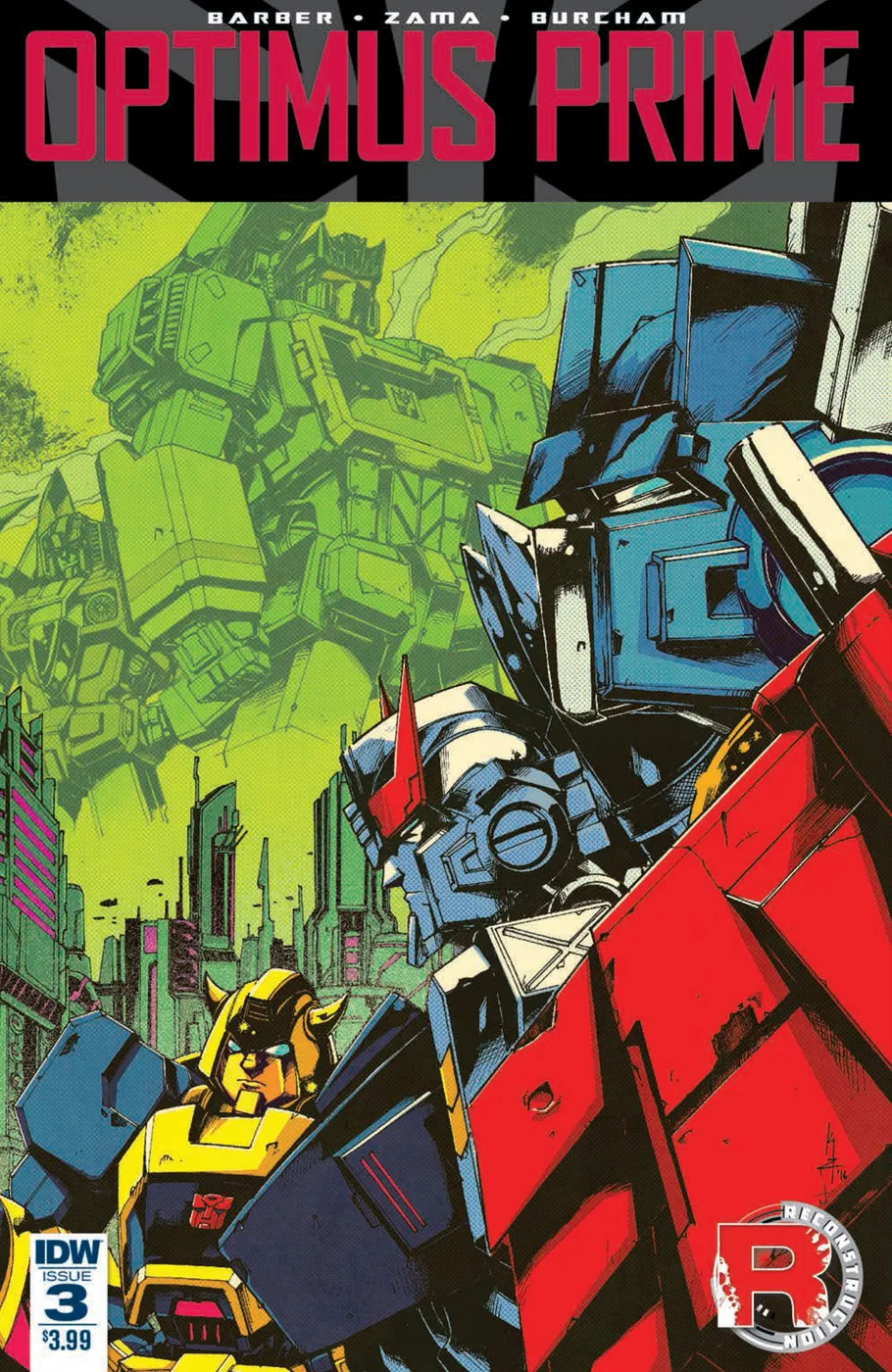 Cover of Optimus Prime #3
