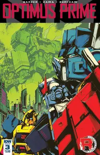 Cover of Optimus Prime #3