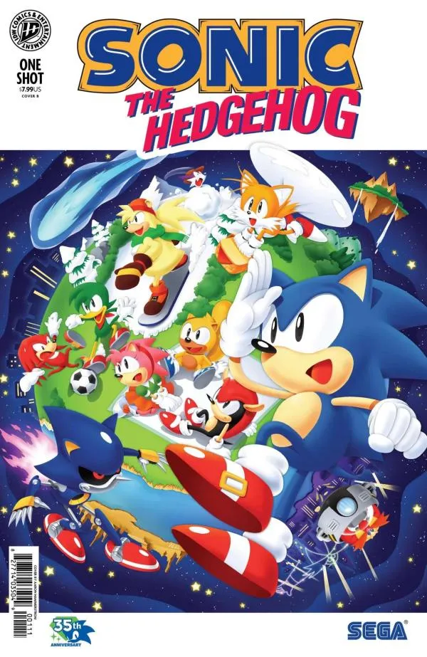 Cover of Sonic the Hedgehog: 35th Anniversary Special #[nn]