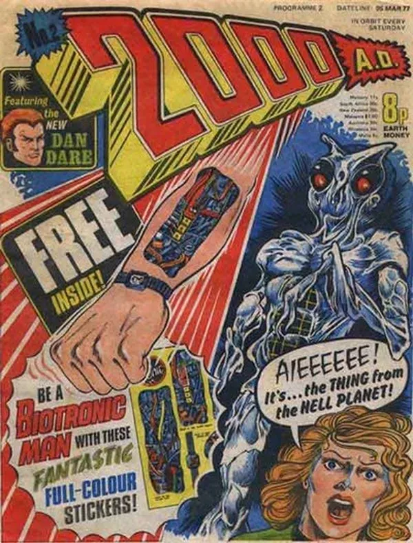 Cover of 2000 AD #2