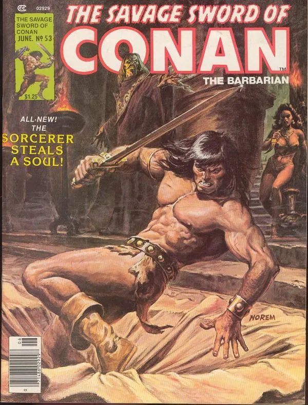 Cover of The Savage Sword of Conan #53