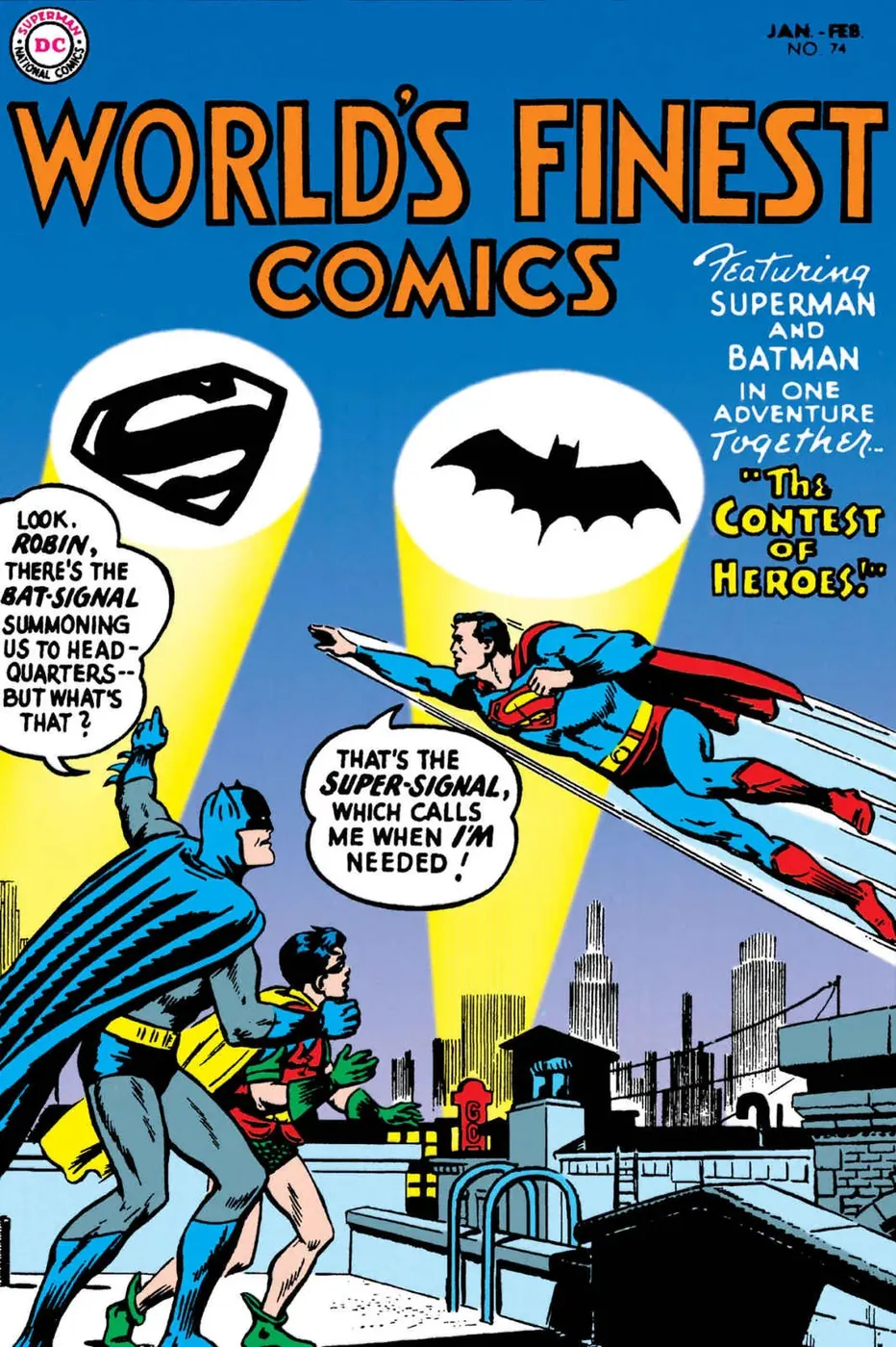 Cover of World's Finest Comics #74
