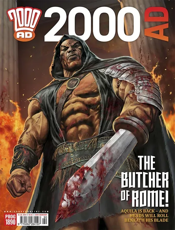 Cover of 2000 AD #1890