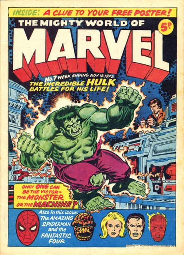 Cover of The Mighty World of Marvel #7