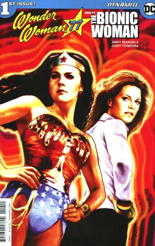 Cover of Wonder Woman '77 Meets the Bionic Woman #1