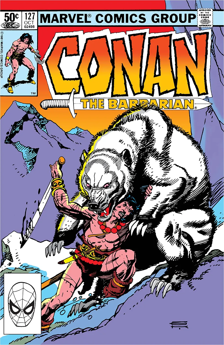 Cover of Conan the Barbarian #127