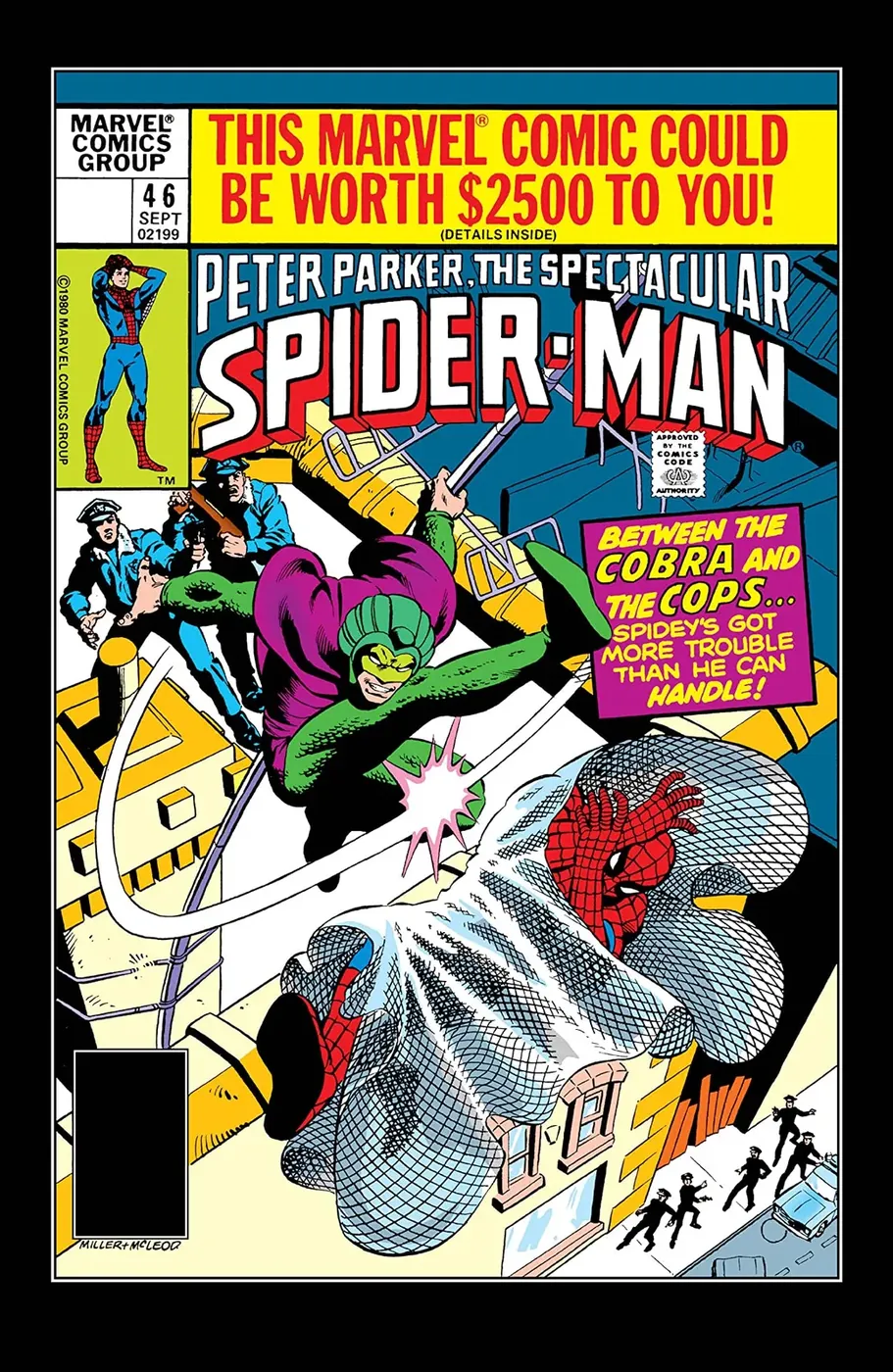 Cover of The Spectacular Spider-Man #46