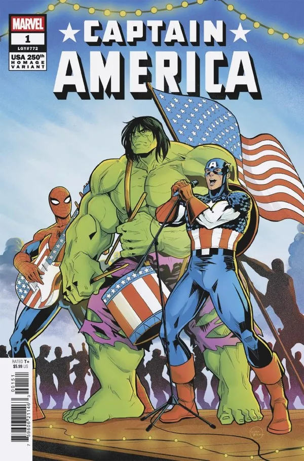 Cover of Captain America #1 (772)