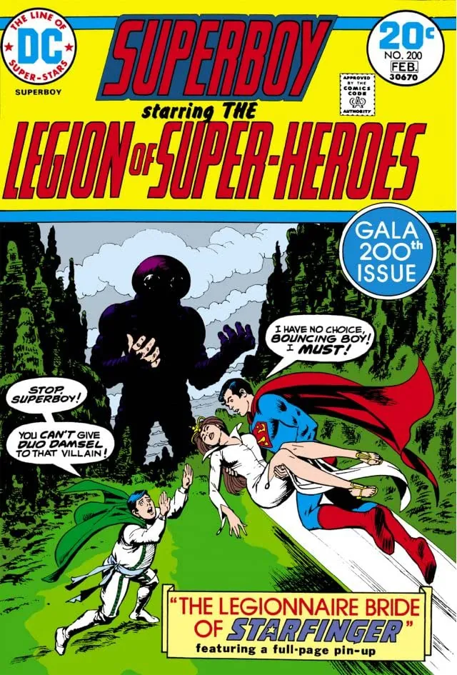 Cover of Superboy #200