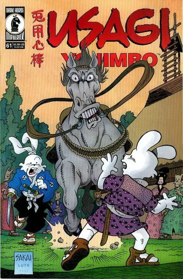 Cover of Usagi Yojimbo #61