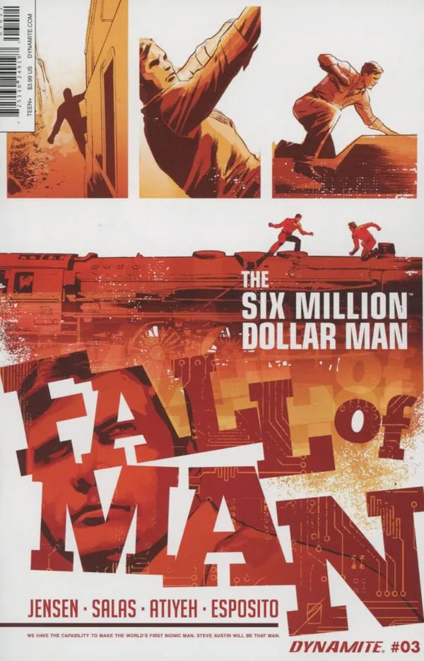 Cover of The Six Million Dollar Man: Fall of Man #3