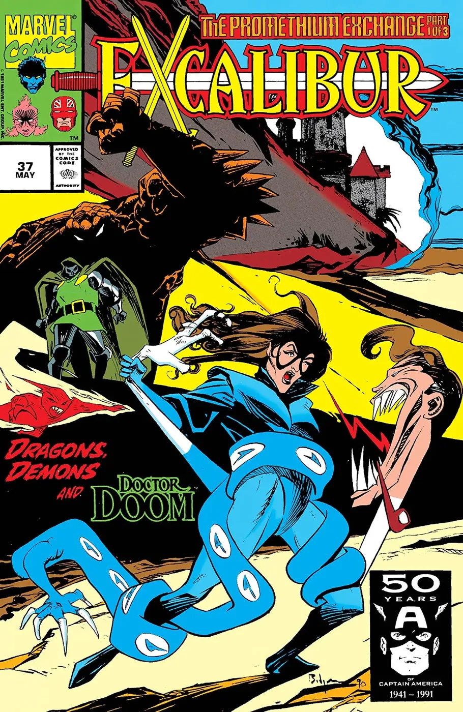 Cover of Excalibur #37