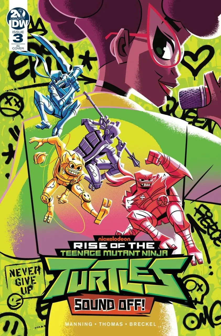 Cover of Rise of the Teenage Mutant Ninja Turtles: Sound Off! #3