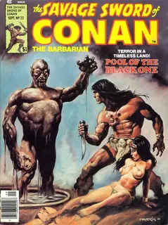 Cover of The Savage Sword of Conan #22