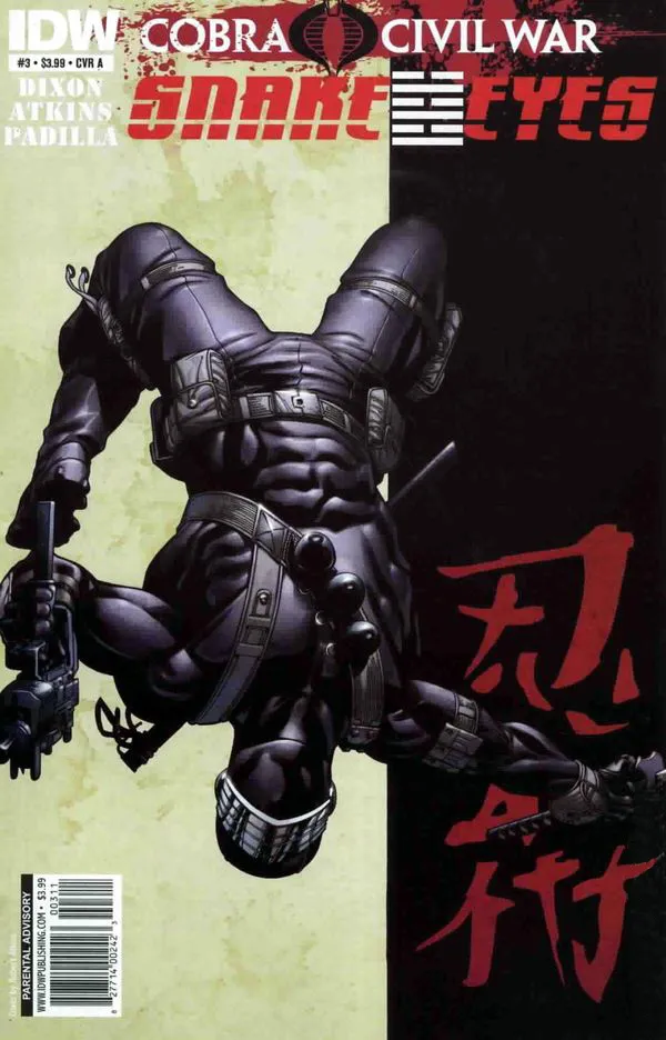 Cover of G.I. Joe: Snake Eyes #3