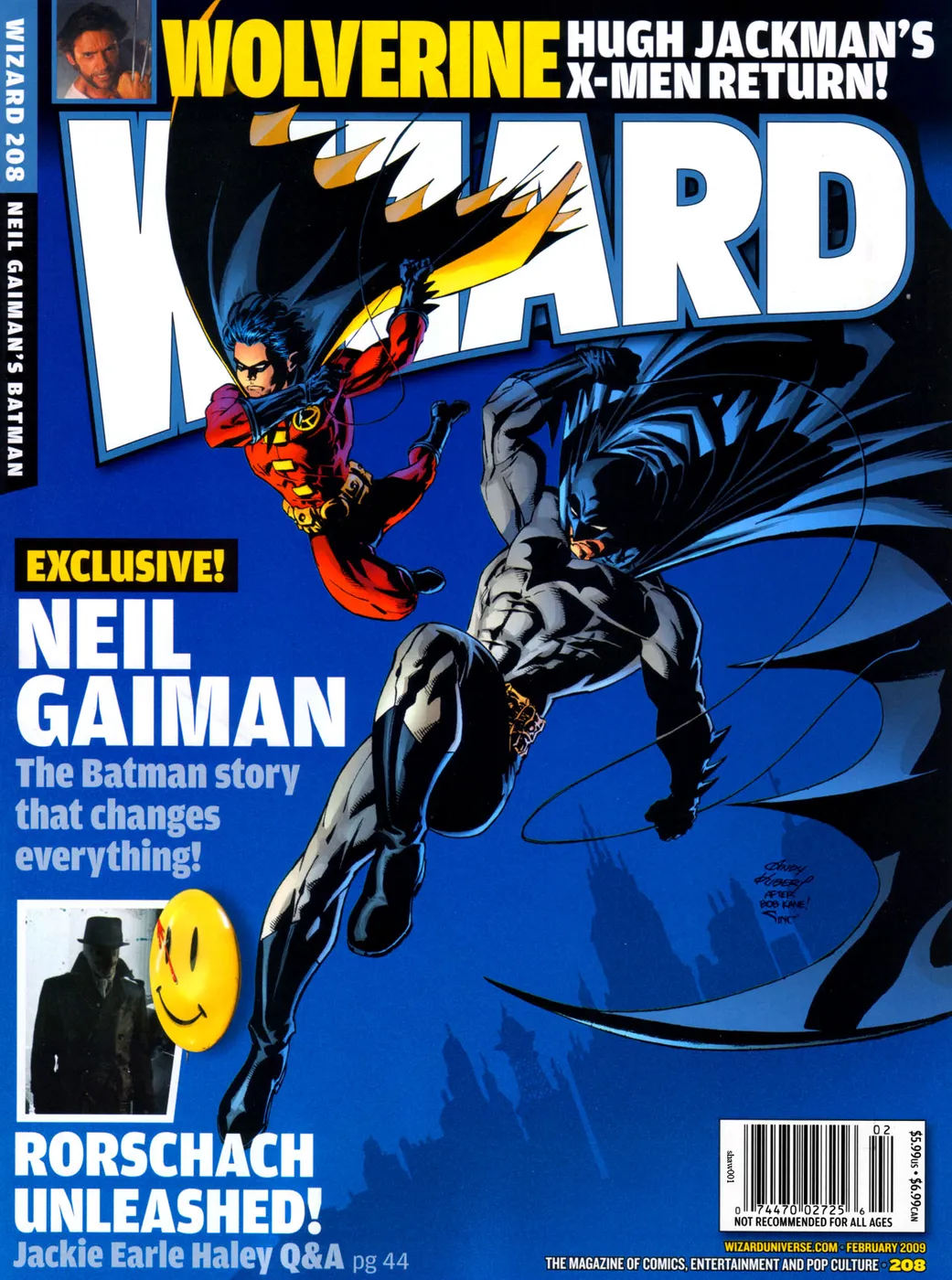 Cover of Wizard: The Comics Magazine #208