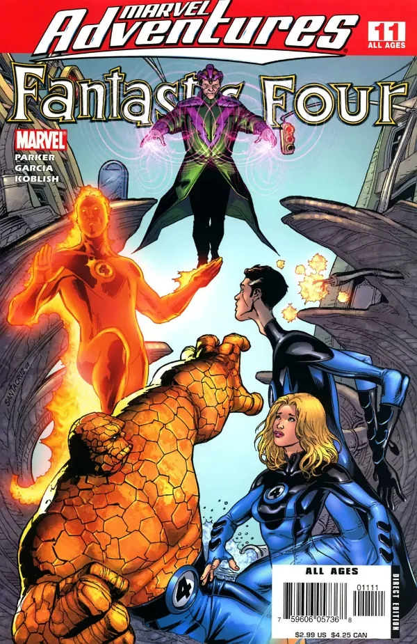 Cover of Marvel Adventures Fantastic Four #11