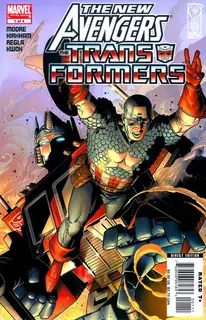 Cover of New Avengers / Transformers #1