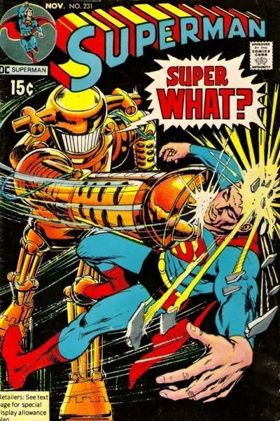 Cover of Superman #231