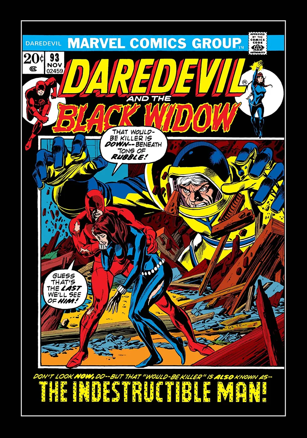 Cover of Daredevil #93
