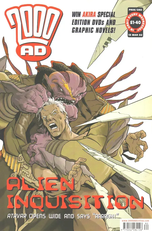 Cover of 2000 AD #1282