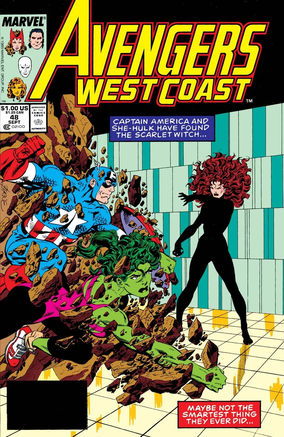 Cover of Avengers West Coast #1
