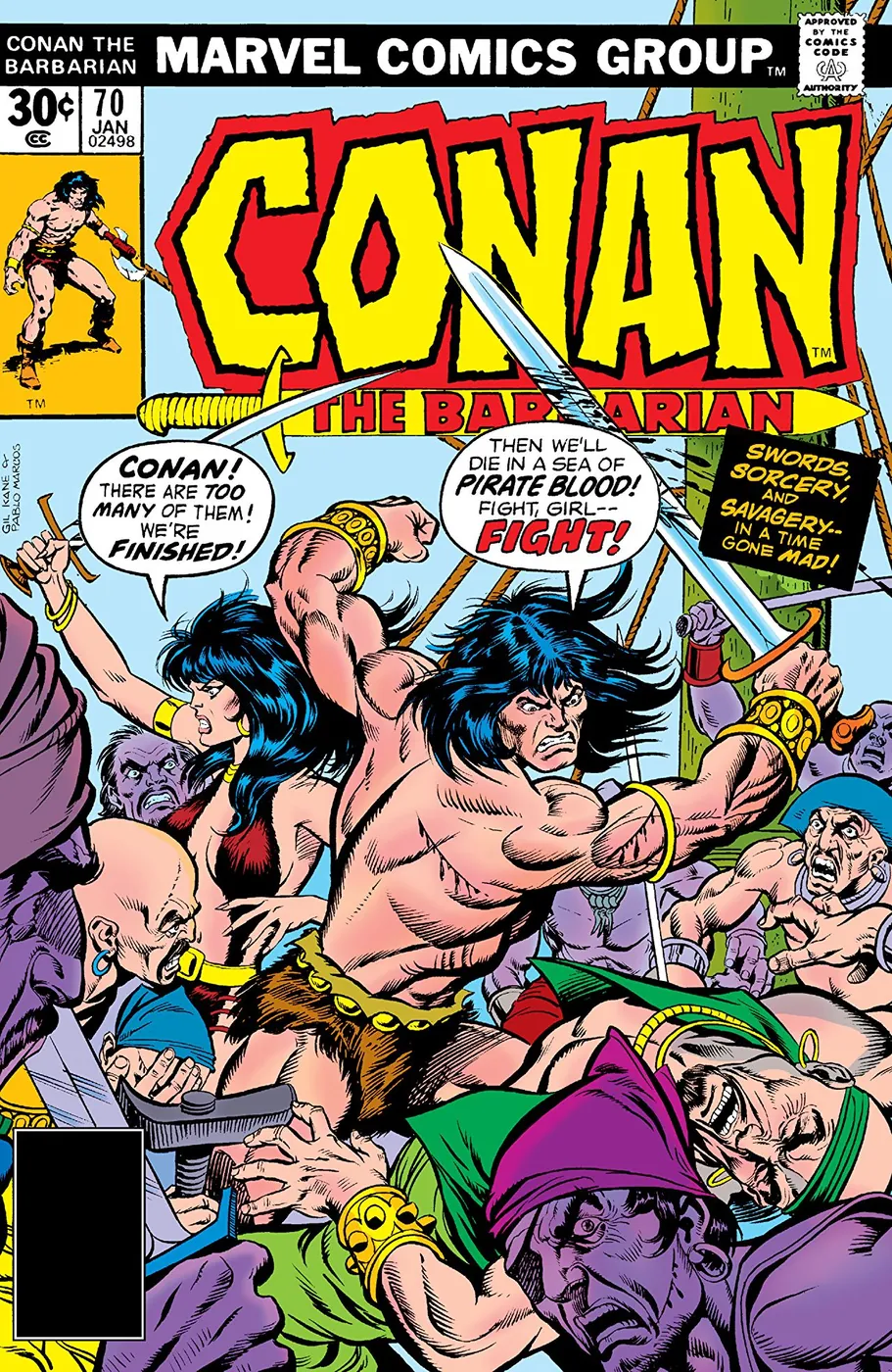Cover of Conan the Barbarian #70