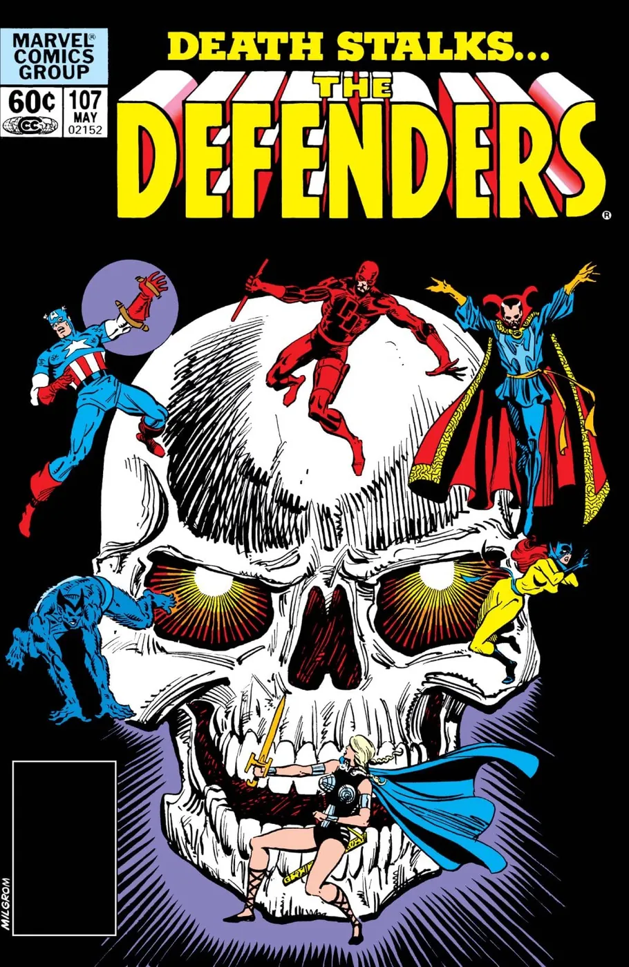 Cover of The Defenders #107