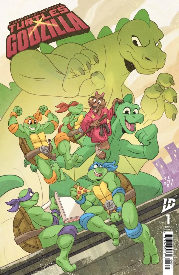 Cover of Teenage Mutant Ninja Turtles [TMNT] x Godzilla #1