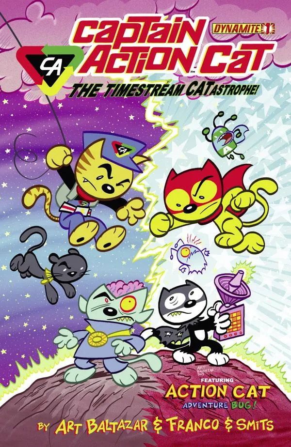 Cover of Captain Action Cat: The Timestream Catastrophe! #1