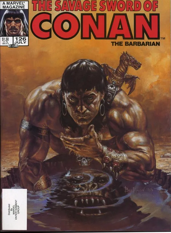 Cover of The Savage Sword of Conan #126