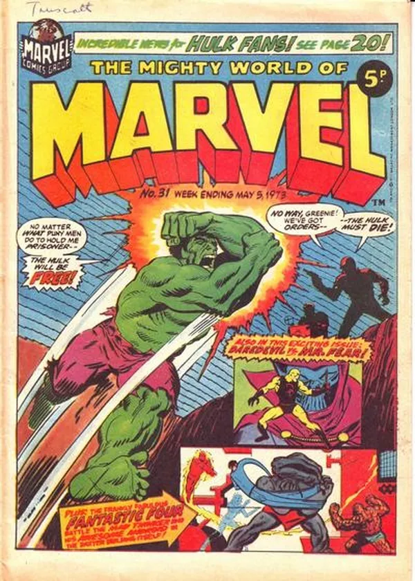 Cover of The Mighty World of Marvel #31