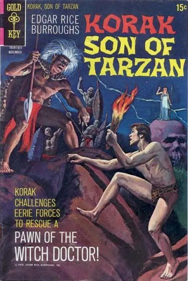 Cover of Edgar Rice Burroughs Korak, Son of Tarzan #38