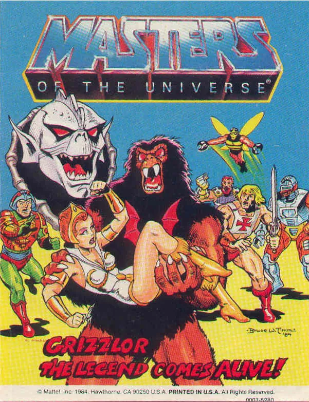 Cover of Masters of the Universe: Grizzlor: The Legend Comes Alive! #[nn]