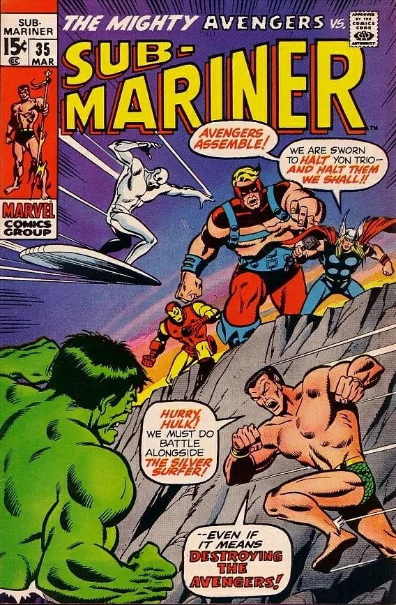 Cover of Sub-Mariner #35