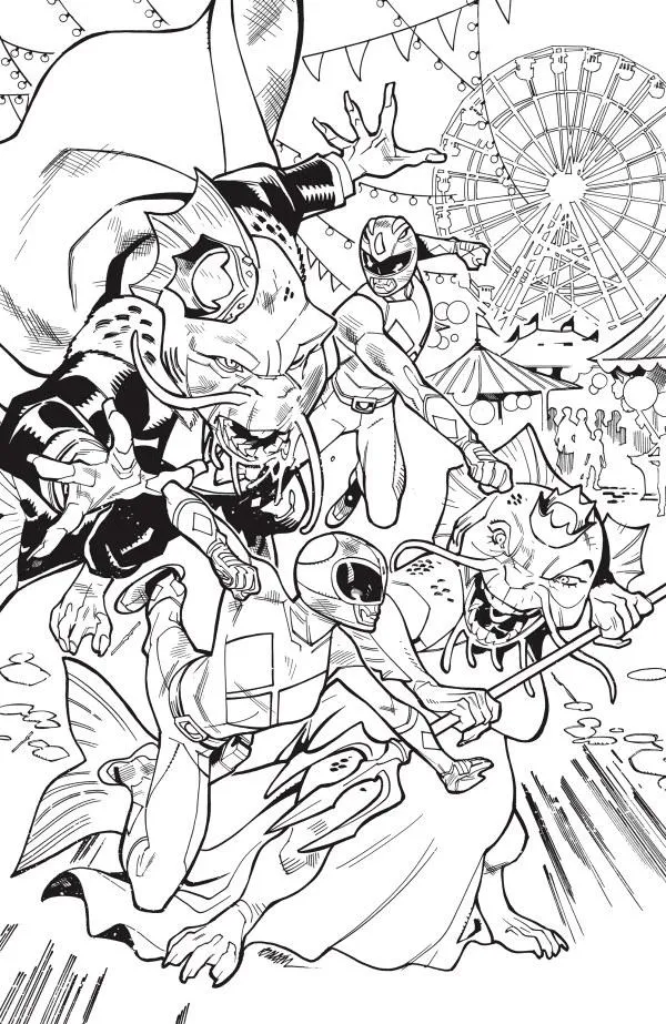 Cover of Mighty Morphin Power Rangers #4