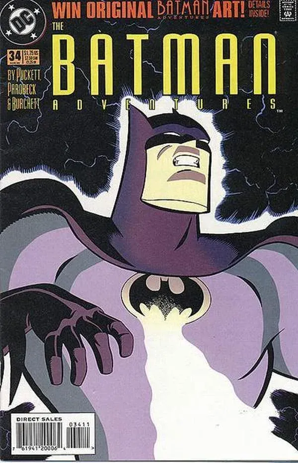 Cover of The Batman Adventures #34