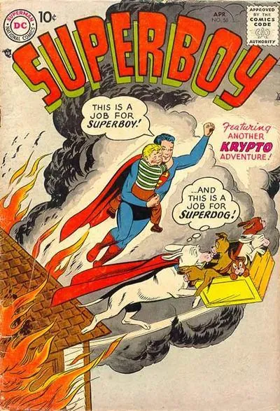 Cover of Superboy #56