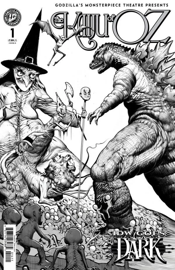 Cover of Godzilla's Monsterpiece Theatre Presents: The Kaiju of Oz #1