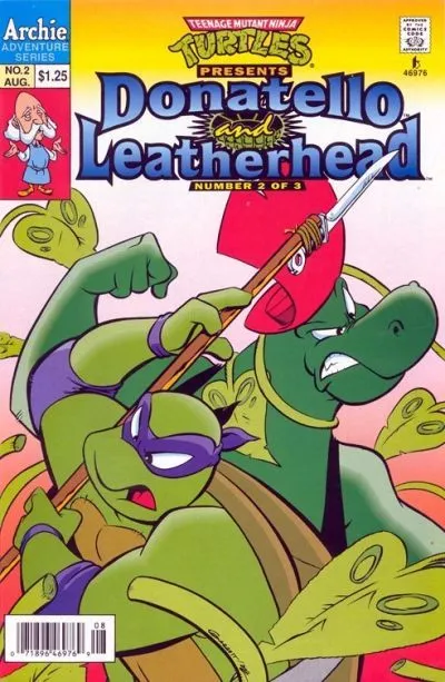 Cover of Teenage Mutant Ninja Turtles Presents: Donatello and Leatherhead #2