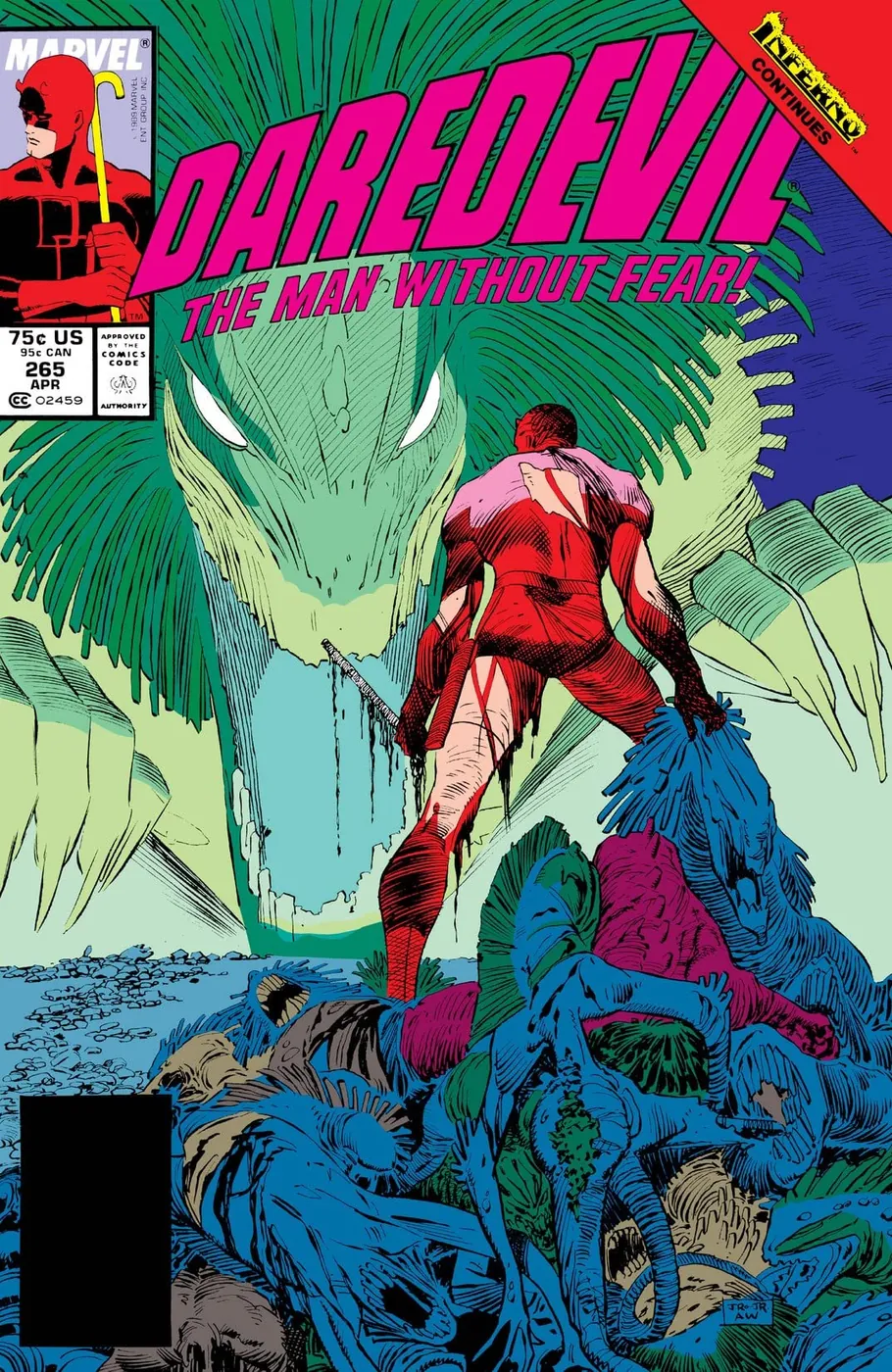 Cover of Daredevil #265